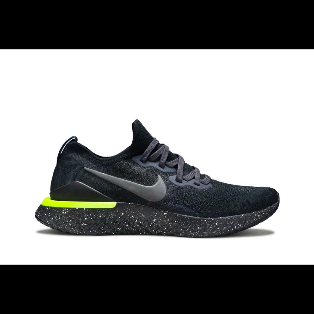 Men’s Nike Epic React 2 SE SEQUOIA Black and Neon